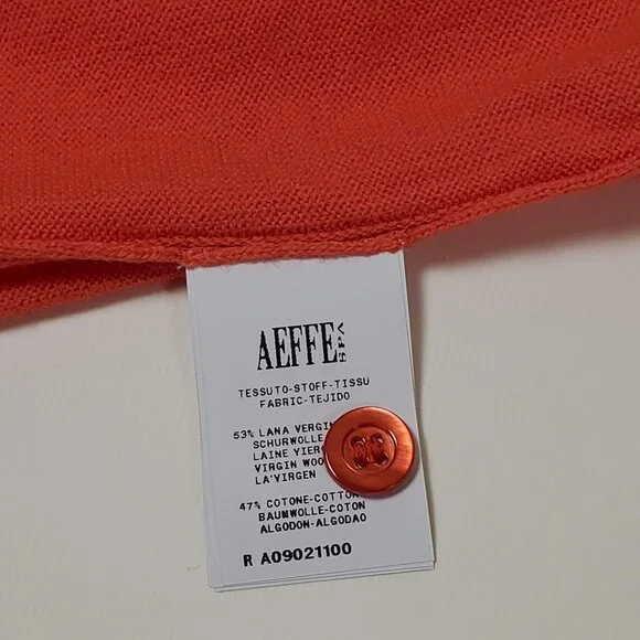 BOUTIQUE MOSCHINO SWEATER SEQUIN CRYSTAL PATCHES PINK WOOL CARDIGAN sz 40 6 - Picture 6 of 6